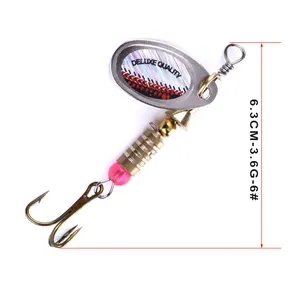 6.3CM 3.6G NEWUP hot sale fishing lures high quality spinner fishing lures spinner baits for bass