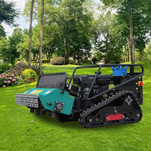 <span class=keywords><strong>Tondeuse</strong></span> à gazon industrielle de haute qualité, 4 temps, 420 cm³, 12 CV, télécommandée sans fil, sur chenilles, à essence et électrique, largeur de coupe 80 cm - Product Image 4