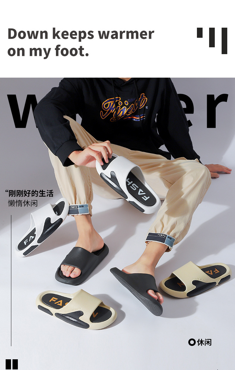 Fashion Men Slippers Flat Sandals for Womens Indoor Shoes Outdoor EVA PVC Slides Shoes