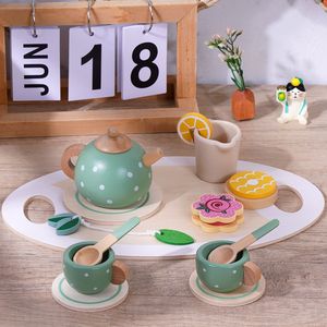 Service à thé en bois Fire Rat, style nordique, jouet de cuisine pour enfants de moins de 14 ans - Product Image 1