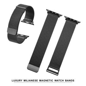 Correa de malla de estilo inglés para reloj, banda magnética Milanesa De 38 y 42 mm para apple <span class=keywords><strong>Watch</strong></span> Series 7, 6, 5, 4, 3, 2 SE - Product Image 4
