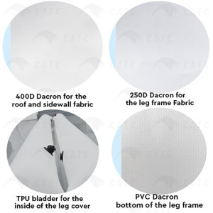 Catc biểu tượng tùy chỉnh 8M <span class=keywords><strong>Inflatable</strong></span> Dome lều cho các sự kiện kích cỡ khác nhau nhuộm thăng hoa Đảng Lều để bán - Product Image 5