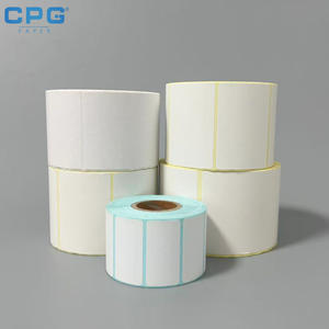 Eco Friendly Adhesive Label Sticker Waterproof Blank Self-Adhesive Waybill Barcode Label Shipping Thermal Label - Product Image 1