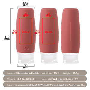 Hot Sale Portable Pocket Leak Proof Dismountable Capsule Cosmetic Shampoo <b>Travel</b> Kit <b>Bottle</b> 100Ml - Product Image 5