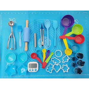Homsense Amazons Best Selling Products Kid Kitchen Tools Silicone Set Silicone Kitchen Tools Utensil Set