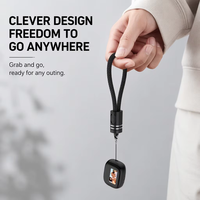 Kabel Power Bank Tipe C ke Tipe C 60W dengan Logo Custom, Kabel Tipe C ke Tipe C Pendek untuk iPhone dan Samsung