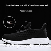 Chaussures de course unisexes à coussin magnétique, respirantes, avec empeigne en mesh solide, légères et amortissantes