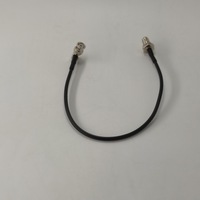 Conector BNC Macho en Ángulo Recto a TNC Hembra de Montaje en Panel, Cable Coaxial RG58 de 400mm, Ensamblaje de Cable Jumper RF