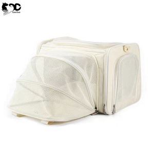 Free sample Airline Approved Expandable <b>Soft</b> Sided Collapsible Small Pet Handbag Dog <b>Cat</b> <b>Carrier</b> Bag - Product Image 3