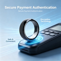 Bague de paiement NFC à design personnalisé, programmable et étanche, bague intelligente de paiement NFC de haute technologie