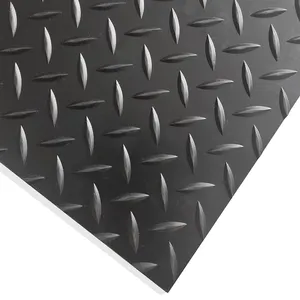 1/8 "thick Diamond Plate Garagem Piso De Borracha Mat uso industrial Non-Slip 3mm de borracha Tapete