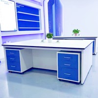 Banc de laboratoire d'histologie de haute qualité pour cosmétiques, mobilier de laboratoire moderne, table de laboratoire de chimie