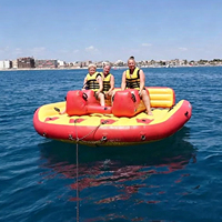 Canapé aquatique gonflable, bateau à moteur volant, équipement de parc aquatique, matériel PVC, capacité 500 kg