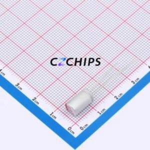 ตัวเก็บประจุแบบแข็ง ST827M6R3E1100 แบบ Through Hole (THT), ขนาด D6.3xL11 มม. 820uF 20% 6.3V 1.4A 100kHz - Product Image 1