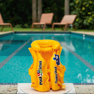 Chaleco salvavidas inflable para niños <span class=keywords><strong>Intex</strong></span> 58660 de PVC, Chaleco de natación para niños con flotadores de piscina para flotar en la piscina - Product Image 1