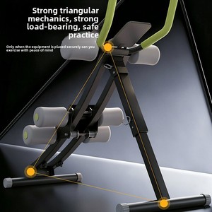 Rullo Addominale Pieghevole, Macchina per Dimagrimento e Brucia Grassi, Attrezzatura Fitness per Casa, <span class=keywords><strong>Trainer</strong></span> Addominale - Product Image 4