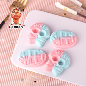 ขนมกัมมี่รูปวงรีขนาดใหญ่สีหวานอมเปรี้ยวฉ่ำสีสันสดใสแพ็กเกจ OEM - Product Image 1