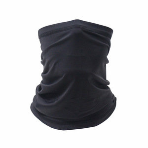 Masque facial de protection solaire en soie glacée noir multifonctionnel pour sports de plein air, cache-cou, masque de cyclisme unisexe pour adultes - Product Image 1