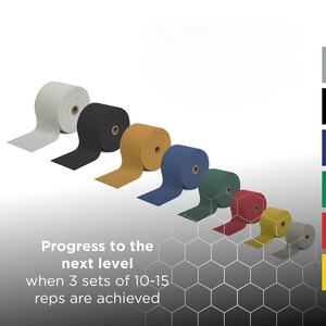 Bandes de Résistance Noires Spéciales Ultra-Élastiques pour Exercices du Haut et du Bas du Corps, Renforcement du Core, Thérapie Physique, Pilates et Rééducation - Product Image 6