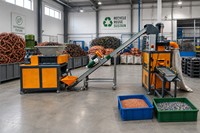 Granulateur de fil de cuivre automatique à haute efficacité, petite taille, pour recyclage de câbles usagés, prix usine OEM en gros