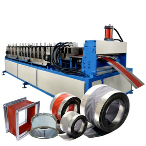 Machine automatique de formage de brides de conduits TDC en acier galvanisé avec moteur à engrenages pour la connexion de conduits carrés - Product Image 1