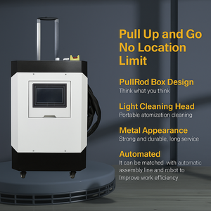 Máquina de Limpieza Láser Portátil para Eliminar Óxido de Placas de Acero, Componentes Metálicos Compactos y Piezas Automotrices, Refrigerada por Aire - Product Image 2