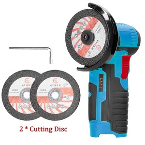 BNMJ 12V Portable Brushless Cordless 3 Inch <b>Mini</b> Multifunctional Angle DIY Power Tools Lithium Battery 5.0AH Stainless <b>Mini</b> Angl - Product Image 5