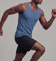تخصيص Tanktop الرجال ضغط الملابس الرياضية المجهزة اللياقة البدنية تشغيل صالة الألعاب الرياضية سترينجر ضيق الرجال تانك الأعلى