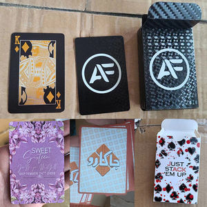 Cartes de manipulation de poker fines de taille standard, jouet de blague et de <span class=keywords><strong>tours</strong></span> de magie pour fêtes d'enfants, faciles à utiliser avec des effets de scène, en papier, 54 cartes - Product Image 6