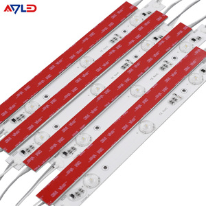 Bande LED rétroéclairée 3030 DC24V 3 LED avec lentille 3.2W 120LM/W 6500K, barre lumineuse LED simple rangée pour caissons lumineux - Product Image 6