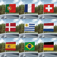 Drapeau de fenêtre de voiture avec logo personnalisé, nouvelle décoration, produit très vendu, impression numérique personnalisée pour voiture