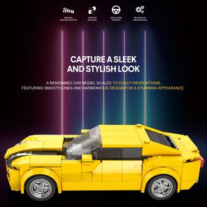 Jouet de construction en plastique pour enfants, petite voiture de police, assemblage difficile, modèle de construction en briques, jouets DIY pour garçons - Product Image 4