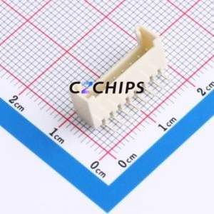 WAFER-HY2.0-8PWZ-Y62 Wire-to-Board Pin Header Bent Lead Through Hole,P=2mm Connector 1x8P 2mm Right Angle Insert HY - Product Image 1