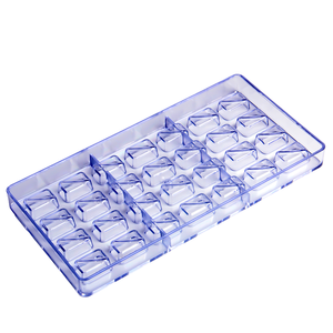 Molde de plástico rectangular pequeño de 28 cavidades al por mayor, herramientas de repostería CC0017 para crear pasteles - Product Image 2