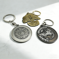 Porte-clés en métal personnalisé avec logo, vente en gros d'usine, nouveau design, porte-clés en métal de haute qualité avec anneau porte-clés