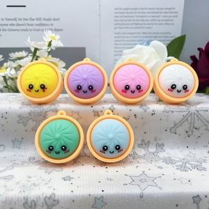 <b>Keychain</b> Accessories Dumpling <b>Keychain</b> Charm Soft Stuffed Cute Dumpling Eco-Friendly Customize Promotional <b>Keychain</b> - Product Image 4