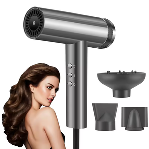 Secador de pelo sin escobillas portátil de nuevo diseño 2024, secador inteligente de motores Bldc de salón de iones negativos de alta velocidad tipo T profesional - Product Image 4