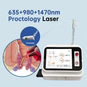Máquina Láser de Proctología Mínimamente Invasiva 980 1470 para Eliminación de <span class=keywords><strong>Hemorroides</strong></span> y Fístulas Anales - Product Image 1