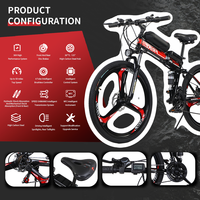 Z14 sepeda listrik untuk dewasa 26 inci ban besar sepeda 36v Ebike 250W Jarak Jauh sepeda listrik untuk dewasa 21 kecepatan sepeda listrik