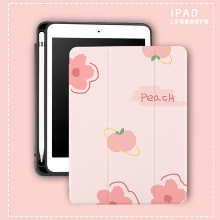 2019 Peach Cartoon Tablet Cover case for ipad 10.2 7th Generation Accept OEM