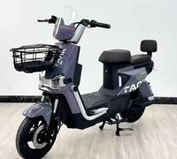 Scooter Eléctrico de Alta Velocidad de 500W para Adultos, Bicicleta Eléctrica con Marco de Acero y Batería Integrada de 60V en el Tubo Inferior, 60km de Autonomía por Carga