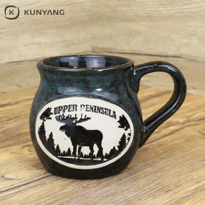 Nouveauté 2026 – Tasses à café en céramique personnalisées avec motif en relief, style nordique vintage, forme pot à lait - Product Image 4