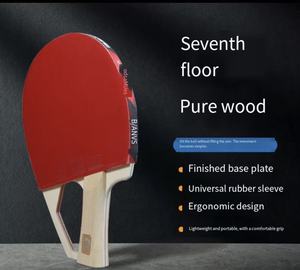 Raquette de tennis de table légère de 90 g, en bois à 5 plis, de style soviétique inhabituel, en forme de pistolet, pour les amateurs de ping-pong - Product Image 3