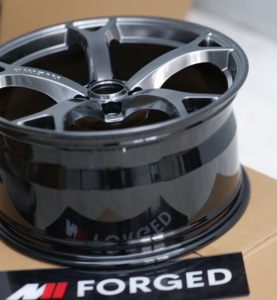 Maining giả mạo 370Z Nismo V1 bánh xe 5x114.3 cho Nissan 370Z 350Z Q50 G37 Gunmetal 6061-T6 hợp kim nhôm - Product Image 5
