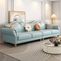 Modernes Cremefarbenes Luxus-Chesterfield-Ledersofa für Wohnzimmer und Villa Modulares Umweltfreundliches Design Hochwertiges Komfort-Set