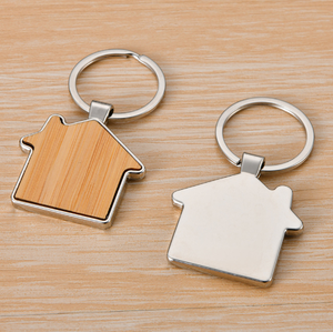 Porte-clés en bois gravé Logo Sublimation porte-clés en bois vierge pour la gravure imprimé au Laser cadeau promotionnel Souvenirs porte-clés - Product Image 3