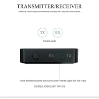Usine KN321 2 en 1 200mah récepteur audio stéréo bluetooth et émetteur adaptateur audio sans fil pour voiture