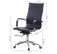 Échantillon Gratuit - Chaise de Bureau Exécutive Ergonomique à Dossier Haut, Pivotante, Réglable en Hauteur, Imperméable, en Maille Côtelée, Directement de l'Usine