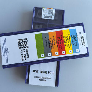 APKT100308 PDTR LT30 เครื่องมือตัดกลึง CNC แท้  แผ่นคาร์ไบด์เคลือบ PVD รูปทรงสี่เหลี่ยม  แบบ OEM ปรับแต่งได้  ความแข็ง HRC45-55 รับประกัน 3 ปี - Product Image 6