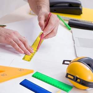 Reglas pequeñas de 6 <span class=keywords><strong>pulgadas</strong></span> para niños, de plástico con regla escolar <span class=keywords><strong>pulgadas</strong></span> y centímetros, regla de Niños de colores surtidos para la escuela - Product Image 5